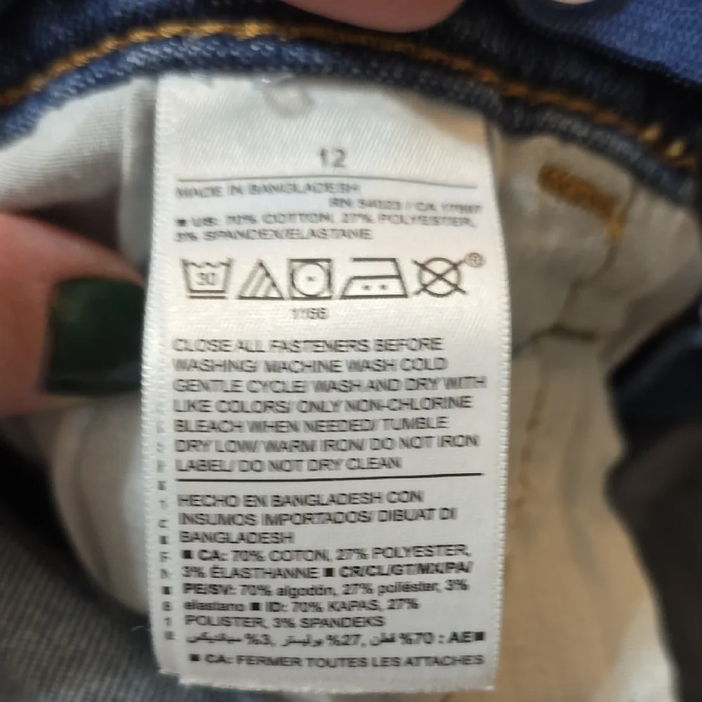 Old Navy Blue Jeans Size 12